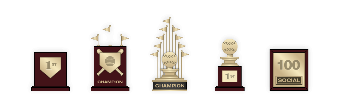 Bloomberg Sports Fantasy Baseball Trophies